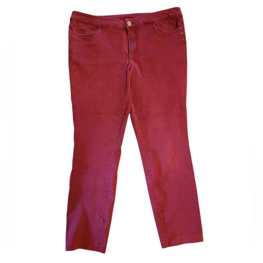 Women's Red Jeans